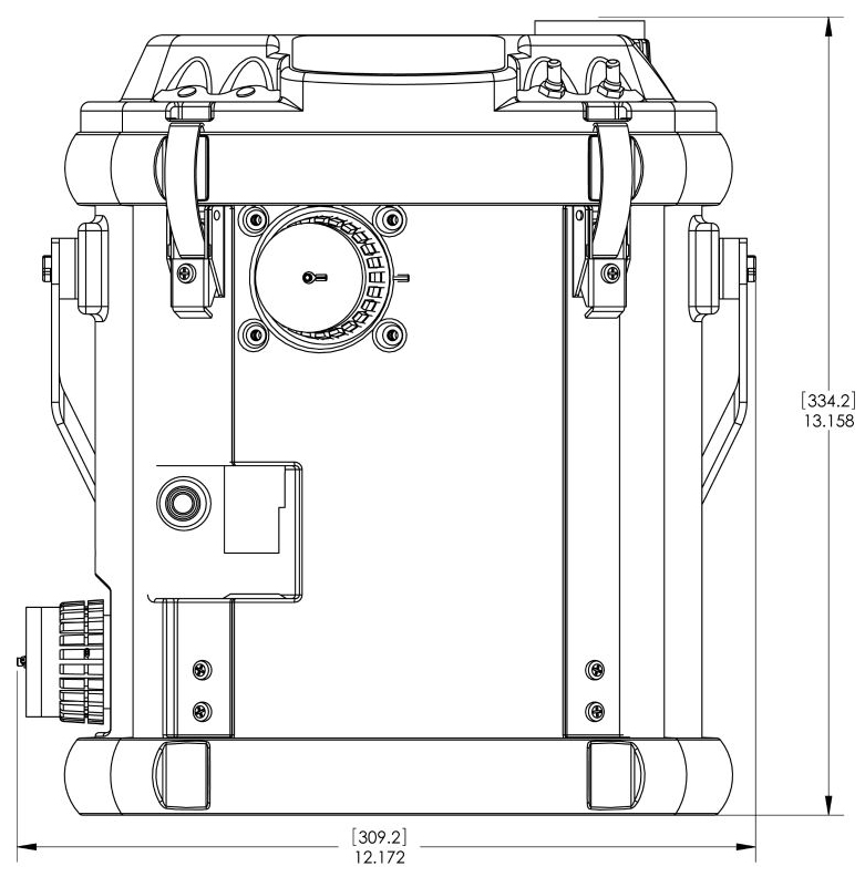 SASS 2300 front dimensions