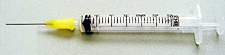 Sample syringe for RAPTOR - Part Number: 7100-070-181-01