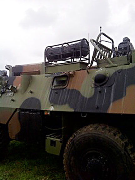 SASS 4200 installed on a NATO vehicle.